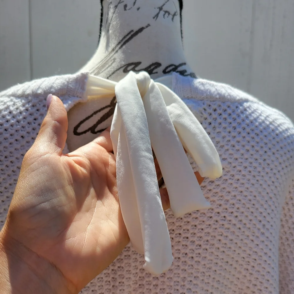 Ted Baker White Drop Shoulder Knit Sweater Size‎ 5